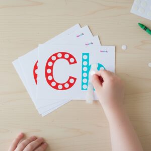Flashpop - Alphabet - Dot Sticker Cards