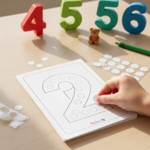 Flashpop - Numbers - Dot Sticker Cards